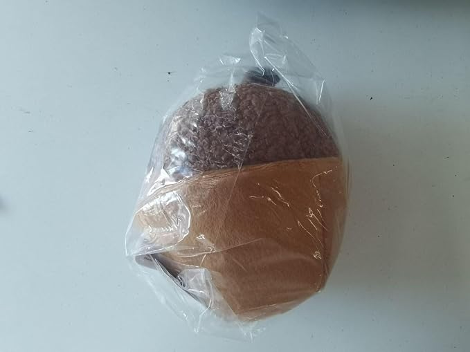 Interactive Plush Dog Toy, Enrichment Crinkle Treat Puzzle Toys for Boredom and Stimulating, Acorn Shaped Snuffle Dog Toys, Hide and Seek Toy for Small, Medium and Large Dogs