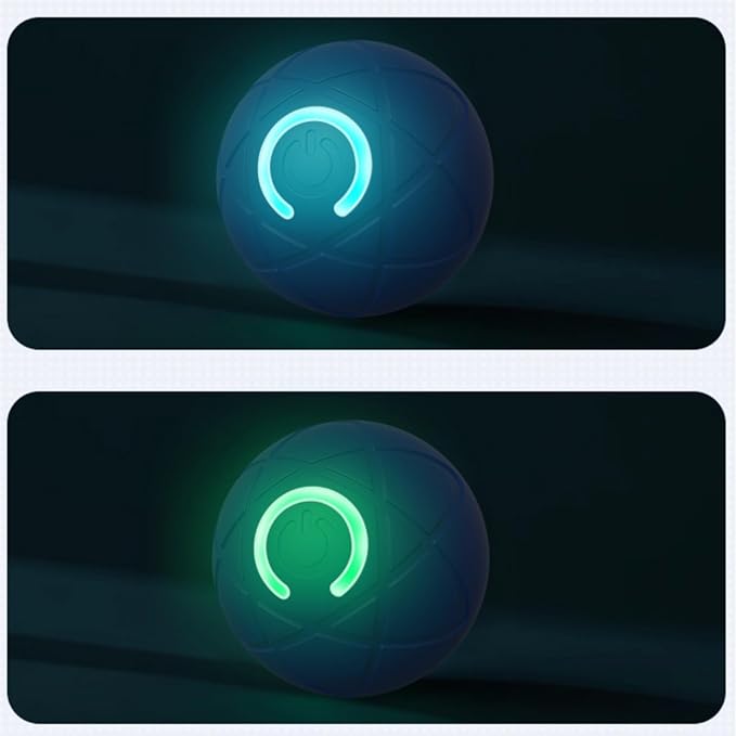 Interactive Smart Jumping Ball for Dogs from Elastic Fun and Efficient Playtime.Jumping Ball Dog Toy,Suit Small,Medium, and Large Dogs (Blue and Orange)