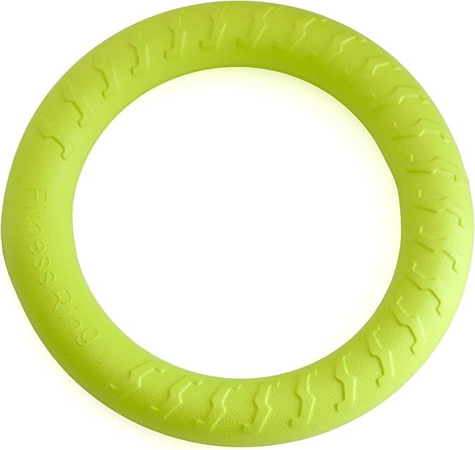 PetSpy Dog Training Ring for Outdoor Fitness Floatable Pulling Toy and Flying Disc Interactive Play Tool for Small Medium Large Dogs
