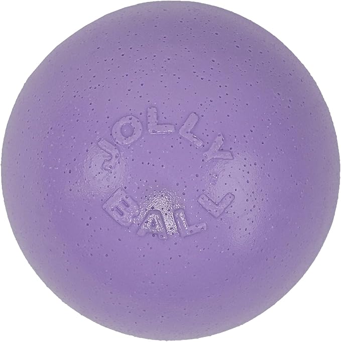 Jolly Pets Bounce-n-Play Dog Toy Ball, 6 Inches/Medium, Light Purple