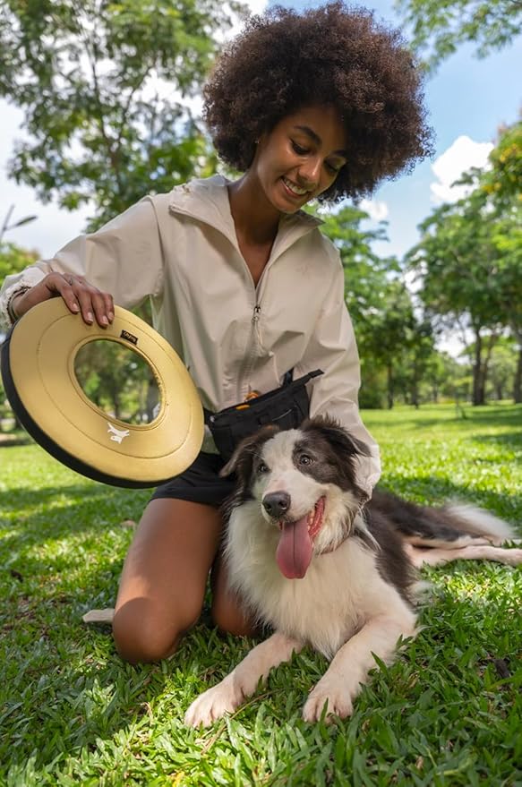 OllyDog Super Flyer | Durable Dog Frisbee | Soft & Lightweight Flying Disc | Gentle on Teeth & Gums | Water-Resistant Outdoor Toy (Alchemy)
