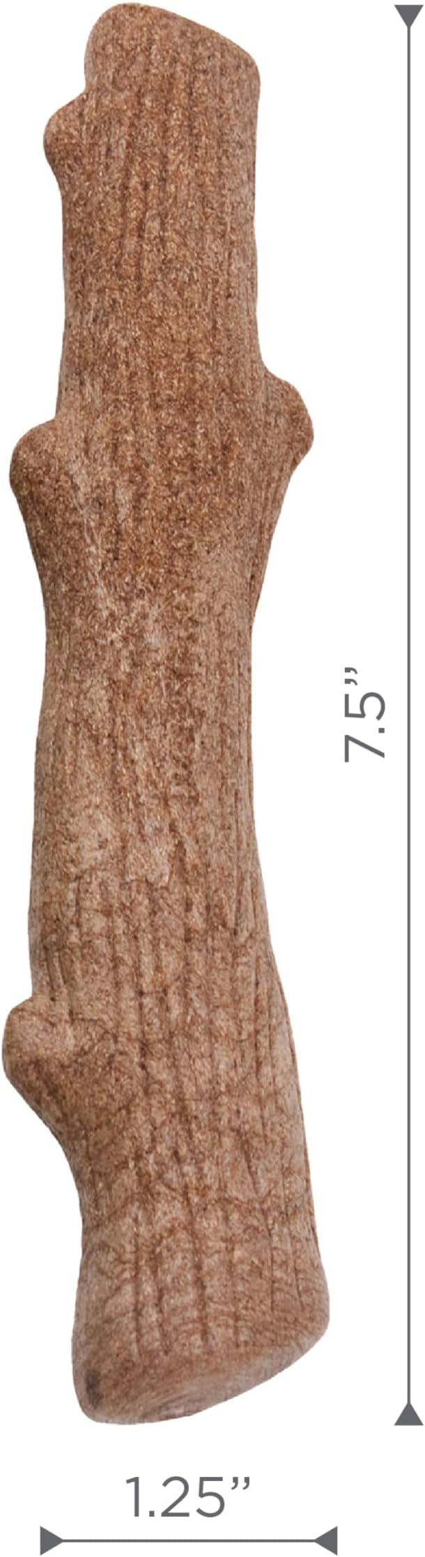 Outward Hound Dogwood Wood Durable Dog Chew Toys, Real Wood & Calming Hemp, 2-Pack, Medium