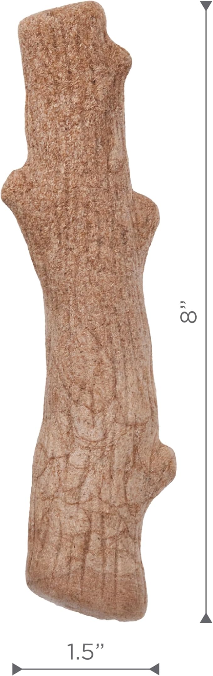 Outward Hound Dogwood Wood Durable Dog Chew Toys, Real Wood & Mint, 2-Pack, Large