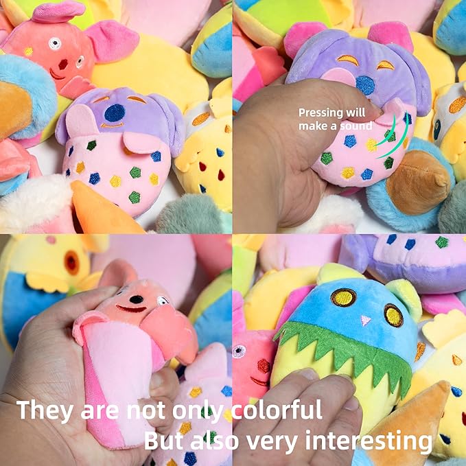 Puppy Dog Squeaky Toys (Dog Toys(20pack))