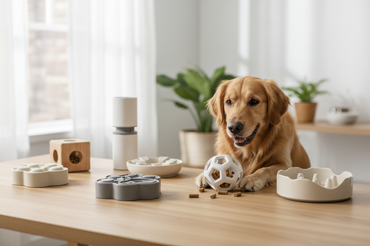 Dog treat dispensers: Slow down eating and boost calm focus through smart enrichment