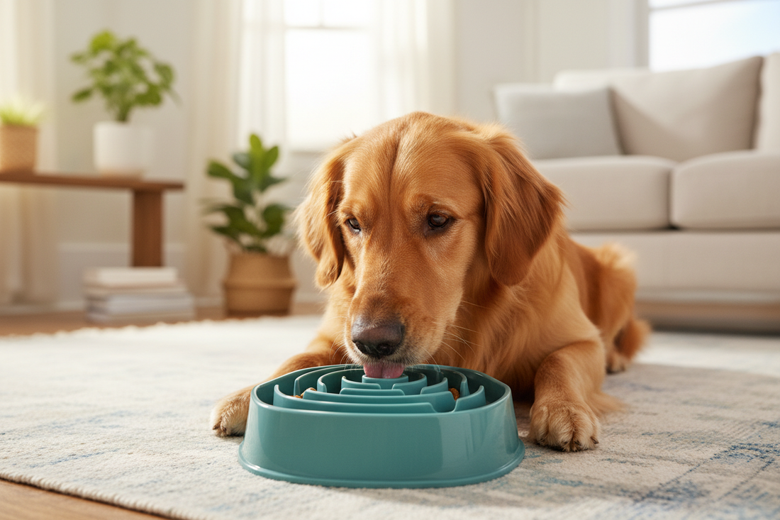 Dog slow feeders: Support healthy digestion and calm behavior with mindful mealtime routines