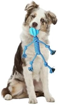 FeFix Dog Toys for Aggressive Chewers Tough Rope Chew Toys for Large and Medium Dog 17.7 inches Cotton Rope for Large Breed Dog Tug of War Dog Toy Teeth Cleaning