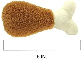 TONBO Cute Sports Plush Dog Toys (Happy Hour Combo)