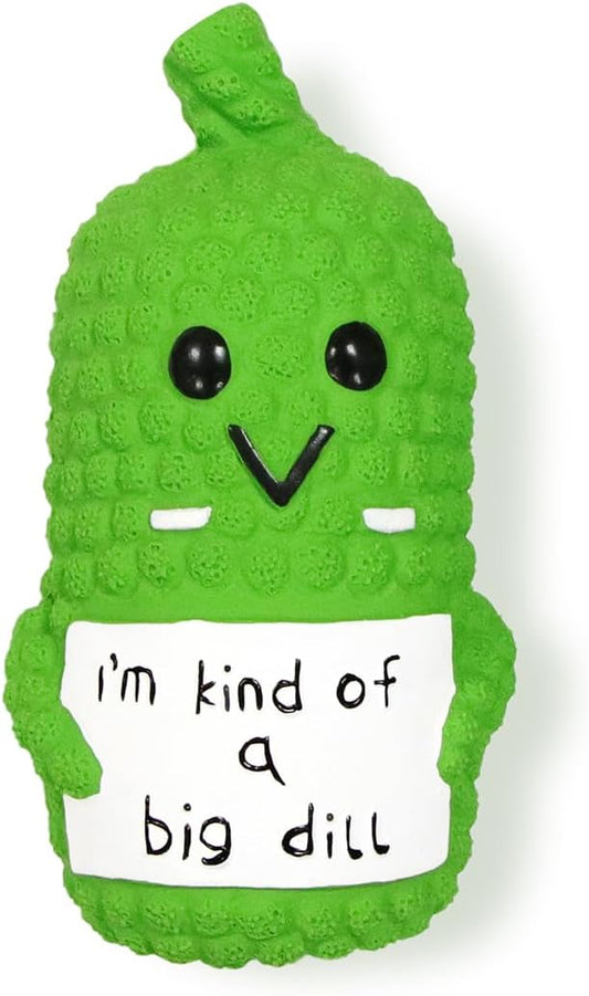 Pickle Squeaky Dog Toys, Novelty Funny Latex Chew Dog Toys for Teething Puppies, Mild Chewing Small, Medium, Large Dogs, Pet Dogs Supplies Newborn Puppy Gift