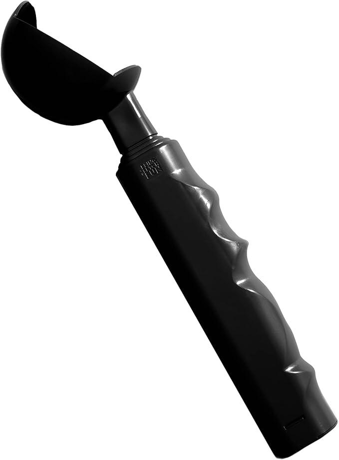 Kompact9 | Retractable Pocket-Sized Ball Launcher, Eco-Friendly & Portable Dog Fetch Toy, Made from Recycled Plastic, UK Designed, Fits Standard Tennis Balls Perfect Dog Exercise Equipment | Black