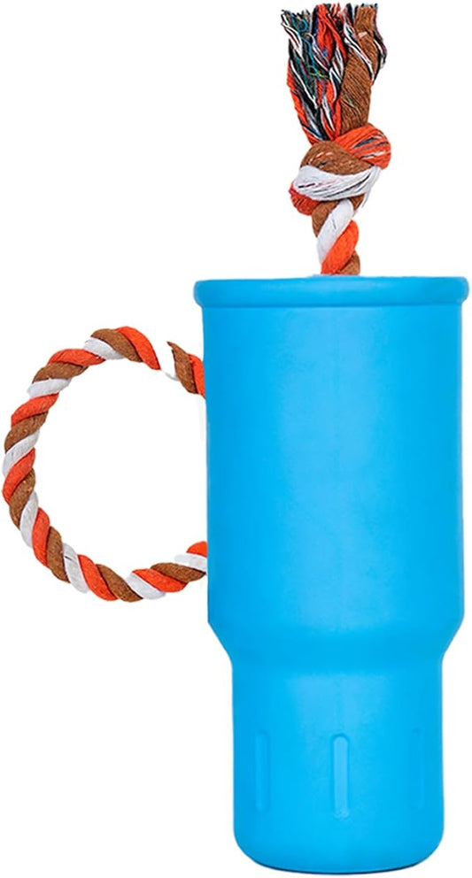 Dog Toys for Aggressive Chewers, Dog Squeaky Toys for Large Dogs, Durable Indestructible Tough Dog Chew Toys for Medium Dogs, Interactive Rubber Dog Toys to Keep Them Busy