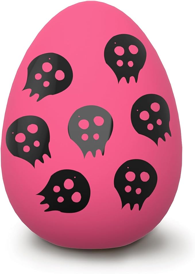 SCHITEC Squeaky Dog Toys for Aggressive Chewers, Tough Rubber Bouncy Balls for Boredom, Durable Pet Chew Toy Ball for Large Medium Breed Dogs (3.4 * 4.5inch)