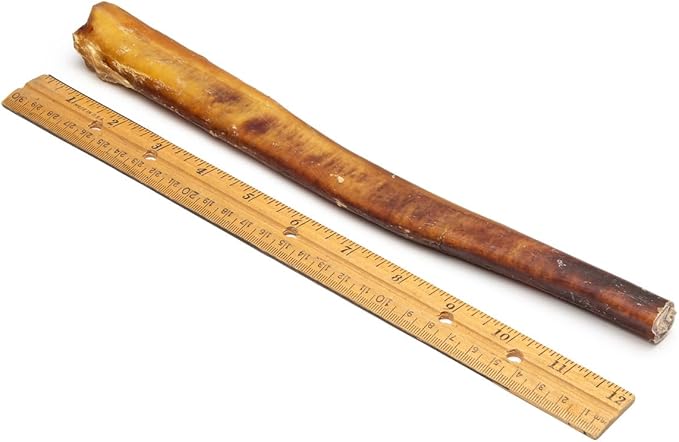 Bully Sticks for Dogs, 12 Inch Premium Beast Size (71-80 Grams), 100% Natural, Clean Teeth and Gums, 3 Piece