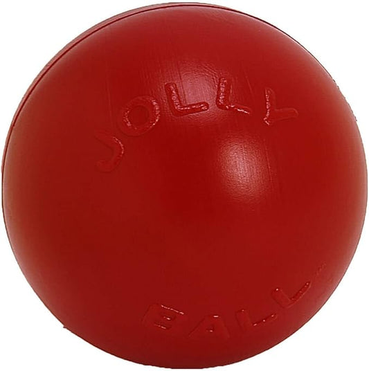 Jolly Pets Push-n-Play Ball Dog Toy, 10 Inches/Large, Red (310 RD)