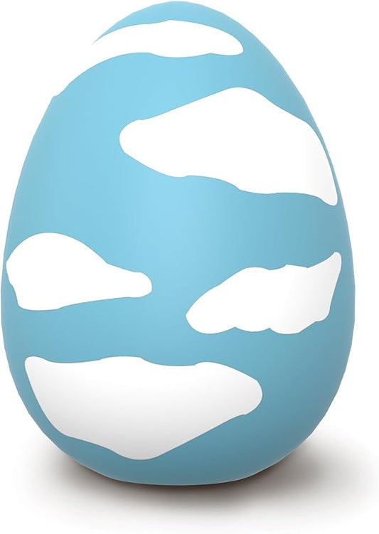 SCHITEC Squeaky Dog Toys for Aggressive Chewers, Tough Rubber Bouncy Balls for Boredom, Durable Pet Chew Toy Ball for Large Medium Breed Dogs (3.4 * 4.5inch)