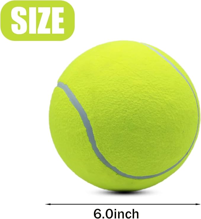 Magicorange Giant Oversize Tennis Ball - 6inch Dog Toy for Outdoor/Indoor Sports - Yellow