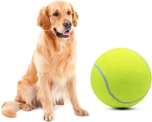 Magicorange Giant Tennis Ball - Oversize 8.5 inch Dog Toy for Outdoor/Indoor Sports - Yellow