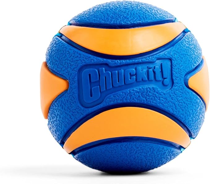 Chuckit! Ultra Squeaker Ball Dog Toy, Large (3 Inch) 1 Pack, for Large Breeds