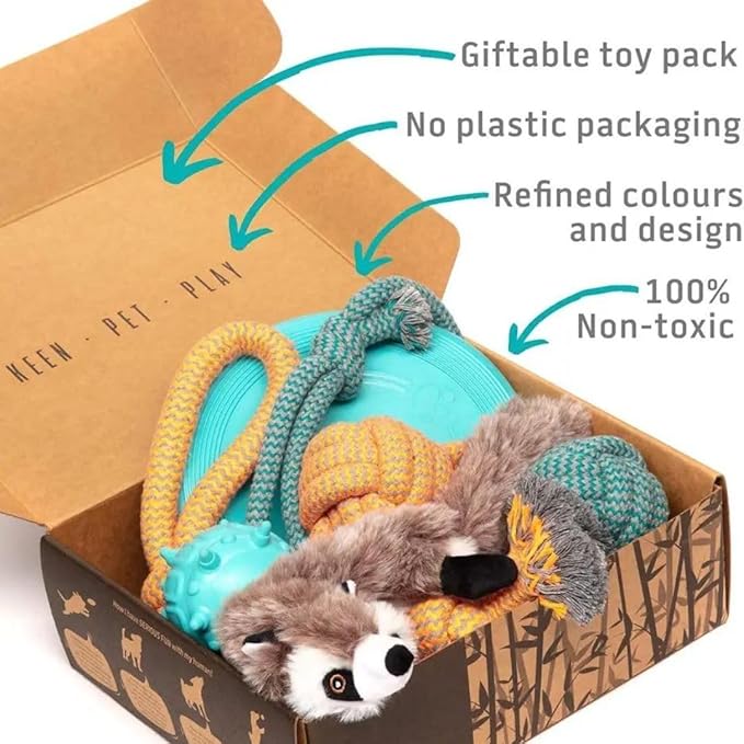 Birthday & Fun Box – Premium Dog Toy Gift Set for Puppies & Active Dogs