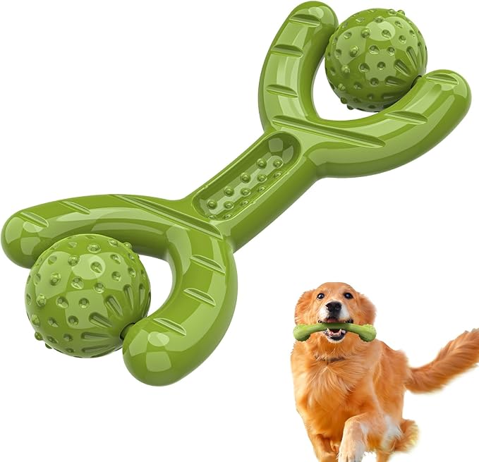 Indestructible Dog Toys for Aggressive Chewers, Heavy Duty Chew Proof Toys for Large Dogs, Durable Interactive Chew Toys for Adult Dogs with Anxiety Relief