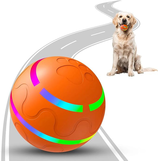 Interactive Rolling Dog Toys Dog Ball,[2025 Newly Upgraded] Durable Motion Activated Automatic Moving, Bouncing, Vibrating Pet Toys for Small/Medium/Large Dogs,USB Rechargeable, Waterproof