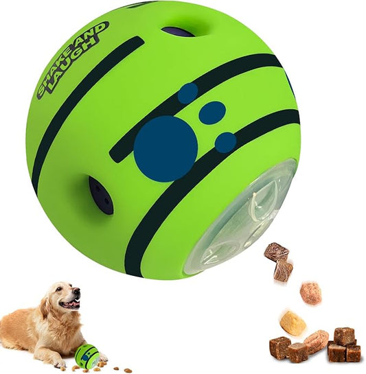 Interactive Puzzle Dog Treat Ball, Treat Dispensing Enrichment Dog Toys Ball, XL, 5.51 in (14 cm)