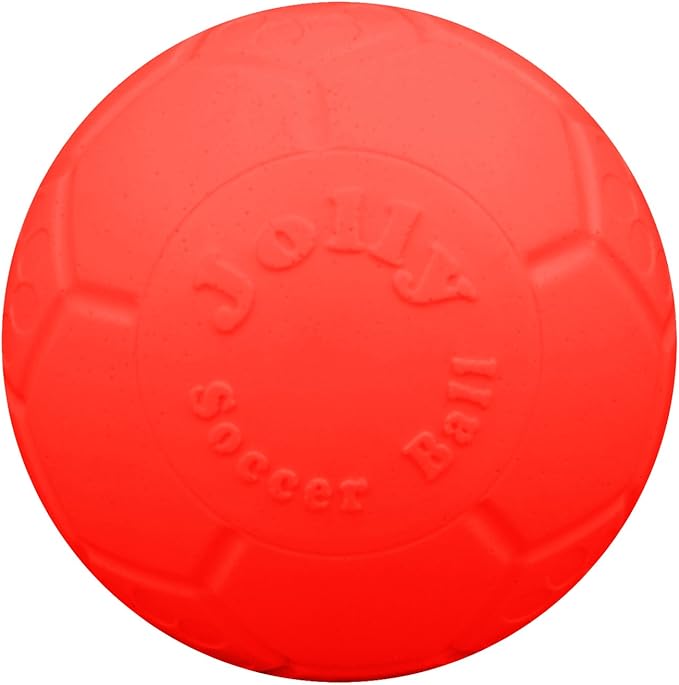 Jolly Pets Medium Soccer Ball Floating-Bouncing Dog Toy, 6 inch Diameter, Orange (SB06 OR)