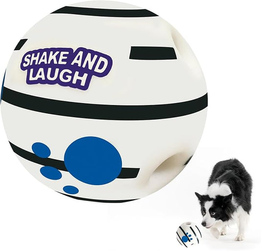 Glow in The Dark Dog Toys Ball, Interactive Dog Ball, Shaking with Gibbering Sound, L, 3.94 in (10 cm)