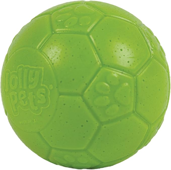 Jolly Pets Mini Jolly Soccer Ball; Floating-Bouncing Dog Toy; 3" Green Apple
