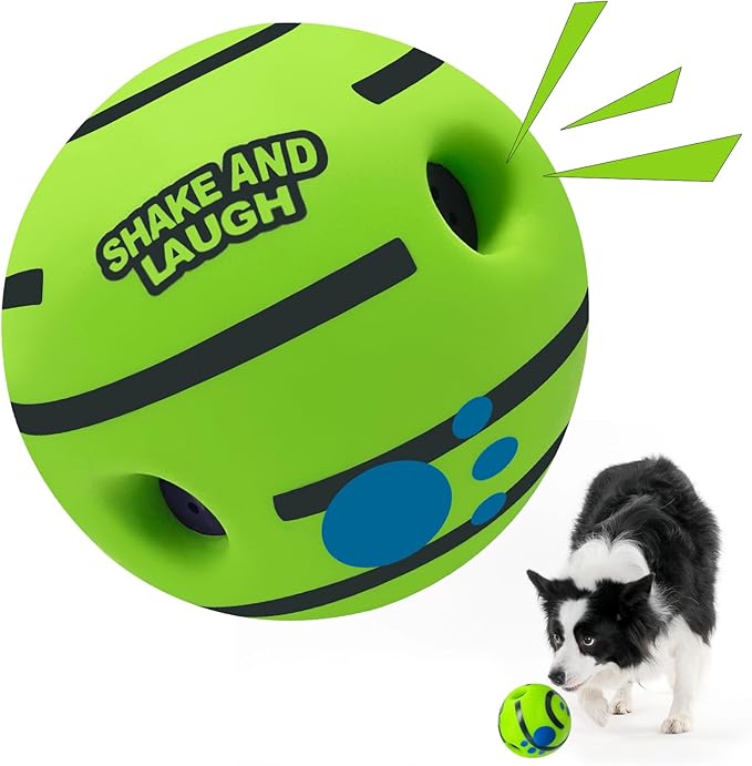Dog Toys Ball, Interactive Dog Ball, Shaking with Gibbering Sound, for Training & Herding, L, 3.94 in (10 cm)