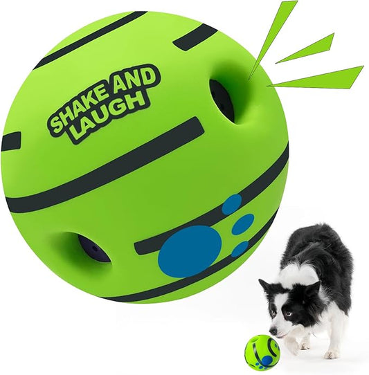 Dog Toys Ball, Interactive Dog Ball, Shaking with Gibbering Sound, for Training & Herding, L, 3.94 in (10 cm)