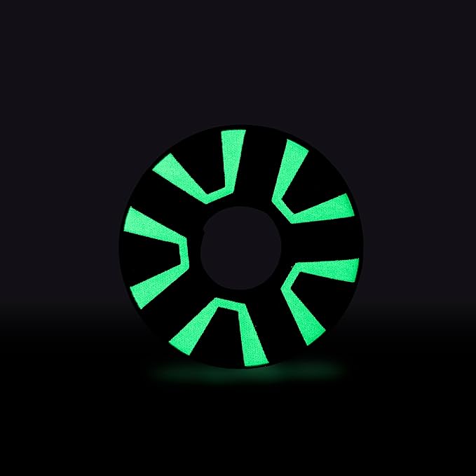 Chuckit! Max Glow Zipflight Flying Disc Dog Toy - Water Floating Flyer for Beach and Pool - Durable Polyester Construction - For Medium and Large Dogs - Size Medium - 8.5” L x 8.5” W - Pack of 1