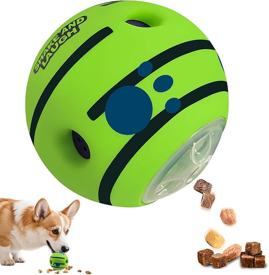 Interactive Puzzle Dog Treat Ball, Treat Dispensing Enrichment Dog Toys Ball, M, 3.46 in (8.8 cm)