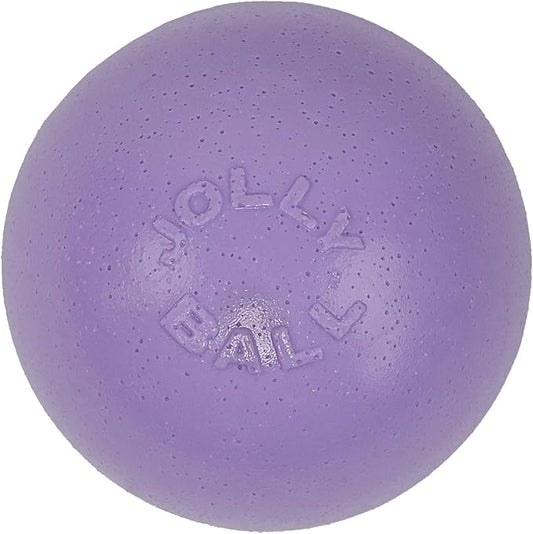Jolly Pets Bounce-n-Play Dog Toy Ball, 8 Inches/Large, Light Purple