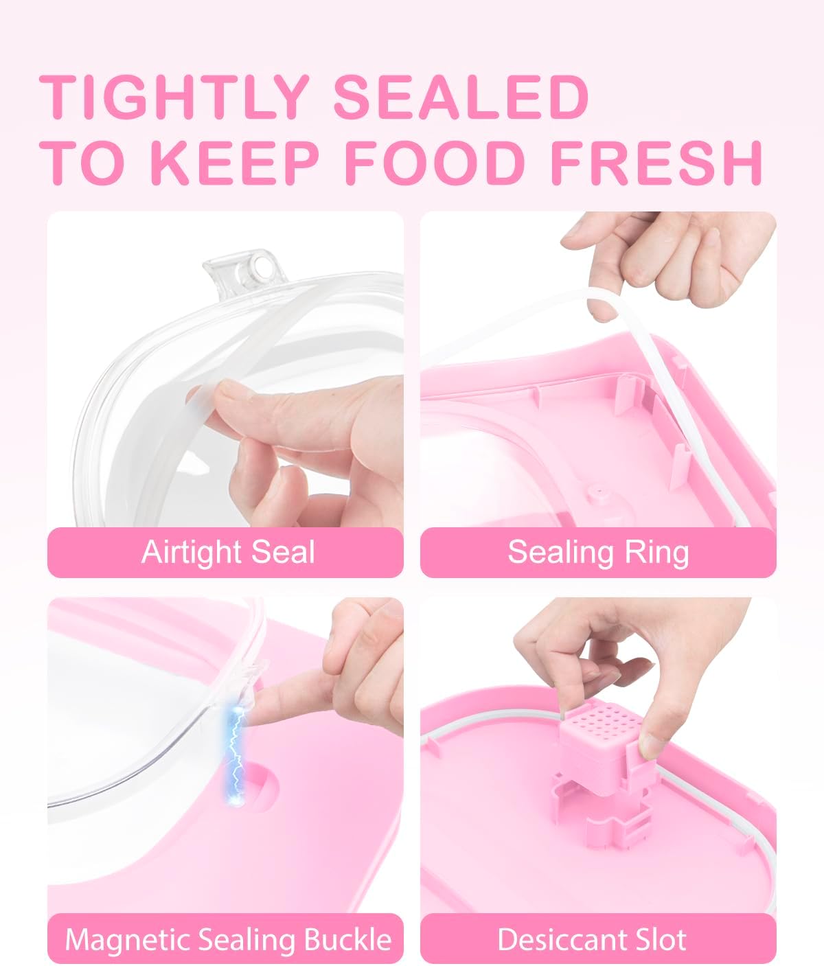 10-13 Lbs Dog Food Container, Collapsible Pet Food Storage Containers with Airtight Lid, Pet Food Scoop and Silicone Dog Bowl, Dog Food Storage Container Dry Food for Dog, Cat