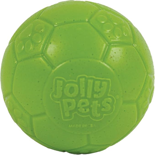 Jolly Pets Mini Jolly Soccer Ball; Floating-Bouncing Dog Toy; 4" Green Apple