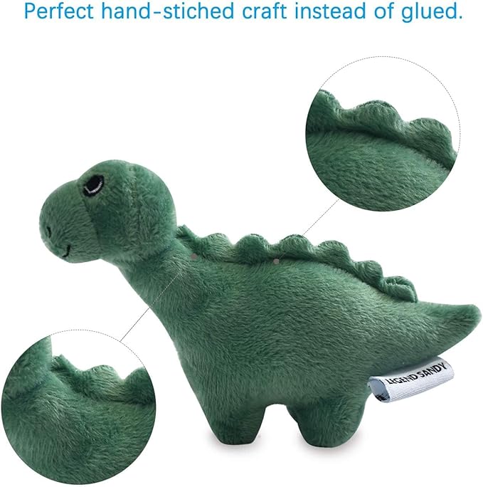 LEGEND SANDY Squeaky Plush Dog Toy Pack for Puppy, Small Stuffed Puppy Chew Toys 12 Dog Toys Bulk with Squeakers, Cute Soft Pet Toy for Small Medium Size Dogs