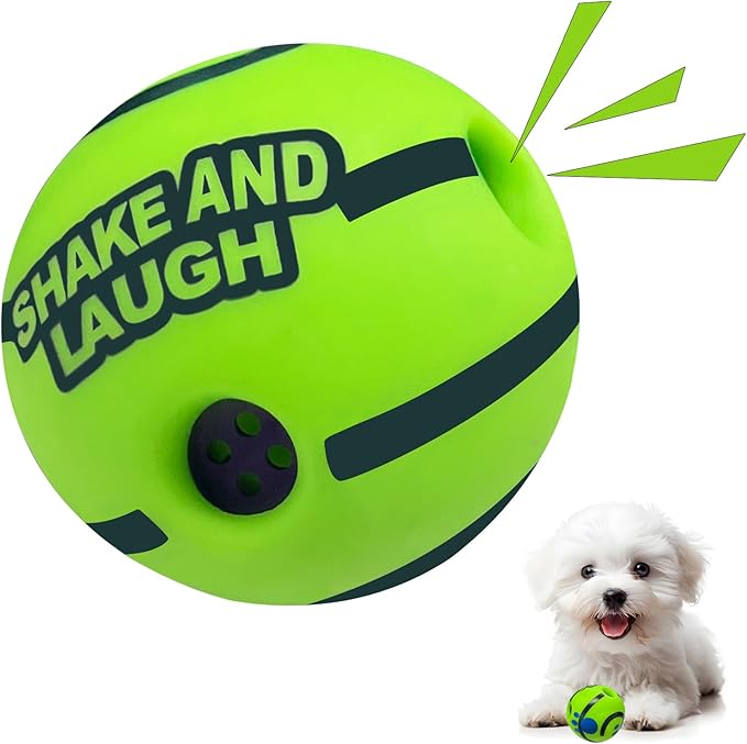 Dog Toys Ball, Interactive Dog Ball, Shaking with Gibbering Sound, for Training & Herding, XS, 2.75 in (7 cm)
