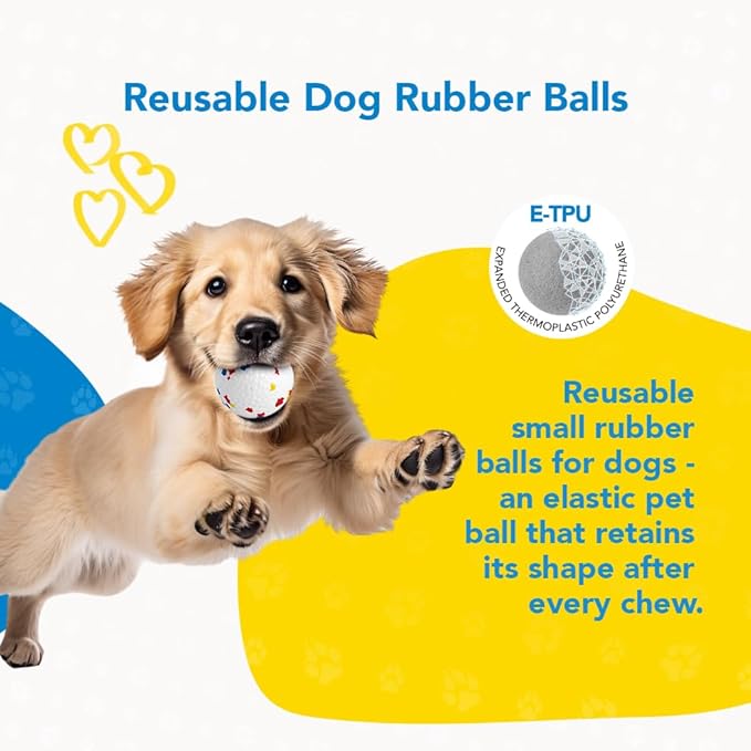 Indestructo Ball – Durable Dog Toy for Strong Chewers, Long-Lasting Rubber Ball for Fetch, Boredom Relief & Outdoor Play