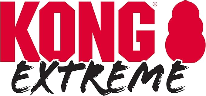 KONG Extreme Dog Toy - Fetch & Chew Toy - Treat-Filling Capabilities & Erratic Bounce for Extended Play Time Most Durable Natural Rubber Material - for Power Chewers - for X-Large Dogs