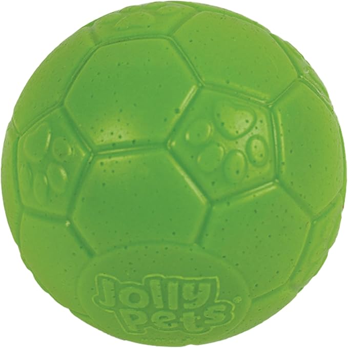 Jolly Pets Mini Jolly Soccer Ball; Floating-Bouncing Dog Toy; 3" Green Apple