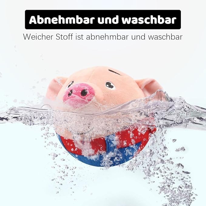 Interactive Dog Toys,Jumping Squeaky Dog Toys with Recording and Music Modes,Activated Dog Toy Moving Dog Toy for Small/Medium/Large Dogs to Keep Them Busy(Red Pig)