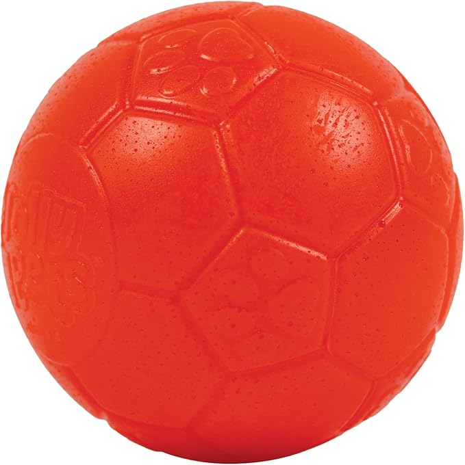 Jolly Pets Mini Jolly Soccer Ball; Floating-Bouncing Dog Toy; 4" Orange