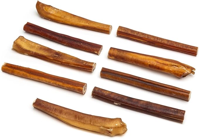 Bully Sticks for Dogs, 6 Inch Premium Beast Size (36-40 Grams), 100% Natural, Clean Teeth and Gums, 9 Piece