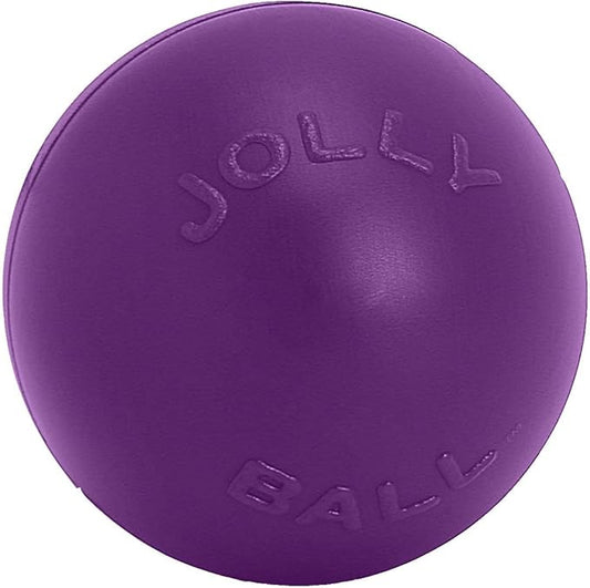 Jolly Pets Push-n-Play Ball Dog Toy, 14 Inches/Extra-Large, Purple,All Breed Sizes