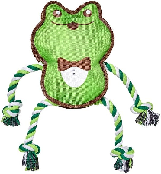Durable Dog Toy – Interactive Chew Toy – Multiple Styles & Sizes Frog M