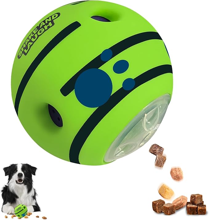 Interactive Puzzle Dog Treat Ball, Treat Dispensing Enrichment Dog Toys Ball, L, 3.94 in (10 cm)