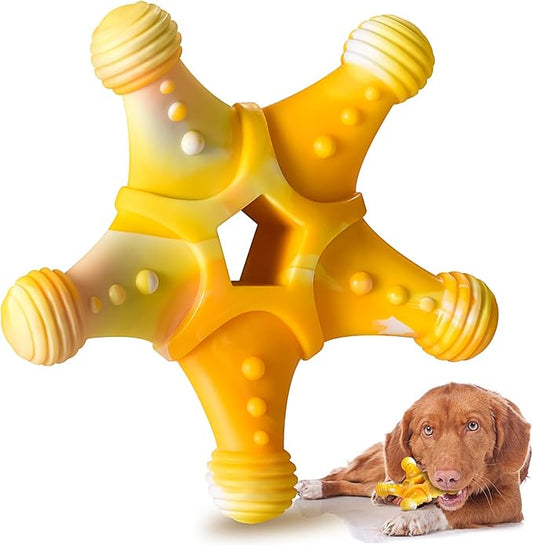 KXK Indestructible Dog Toys for Aggressive Chewers, Tough Dog Chew Toys for Large Medium Breed, Dog Bones Chew Toys for Super Chewer