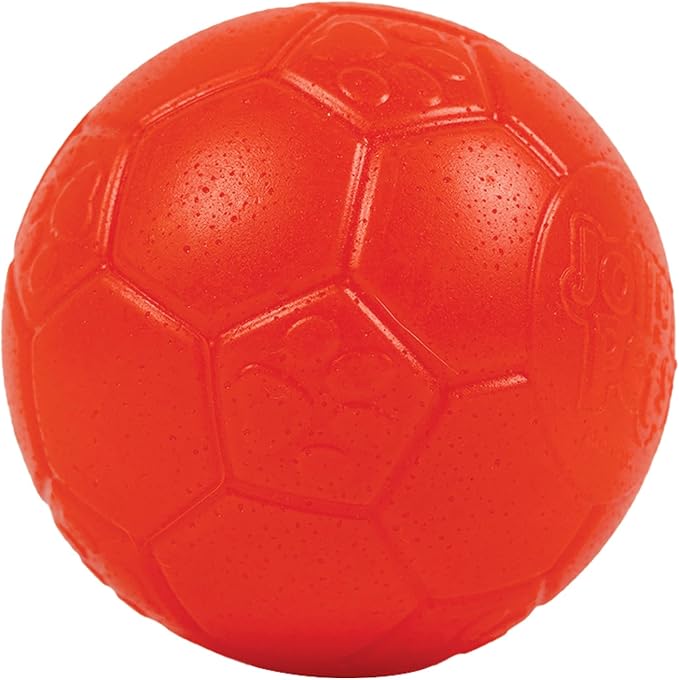Jolly Pets Mini Jolly Soccer Ball; Floating-Bouncing Dog Toy; 4" Orange
