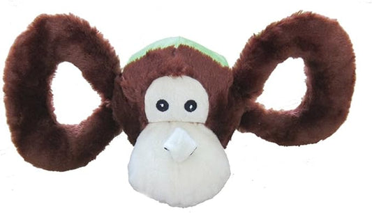 Jolly Pets Jolly Tug-a-Mal Monkey Tug/Squeak Toy, Large
